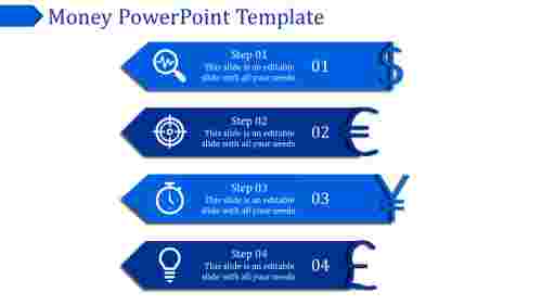 money powerpoint template-Money Powerpoint Template-Blue